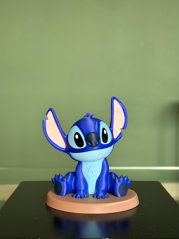 Stitch 3D Baskı Sabit Figür 10 cm