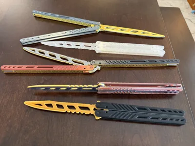 Butterfly Knife (Kelebek Bıçak) 3D Baskı