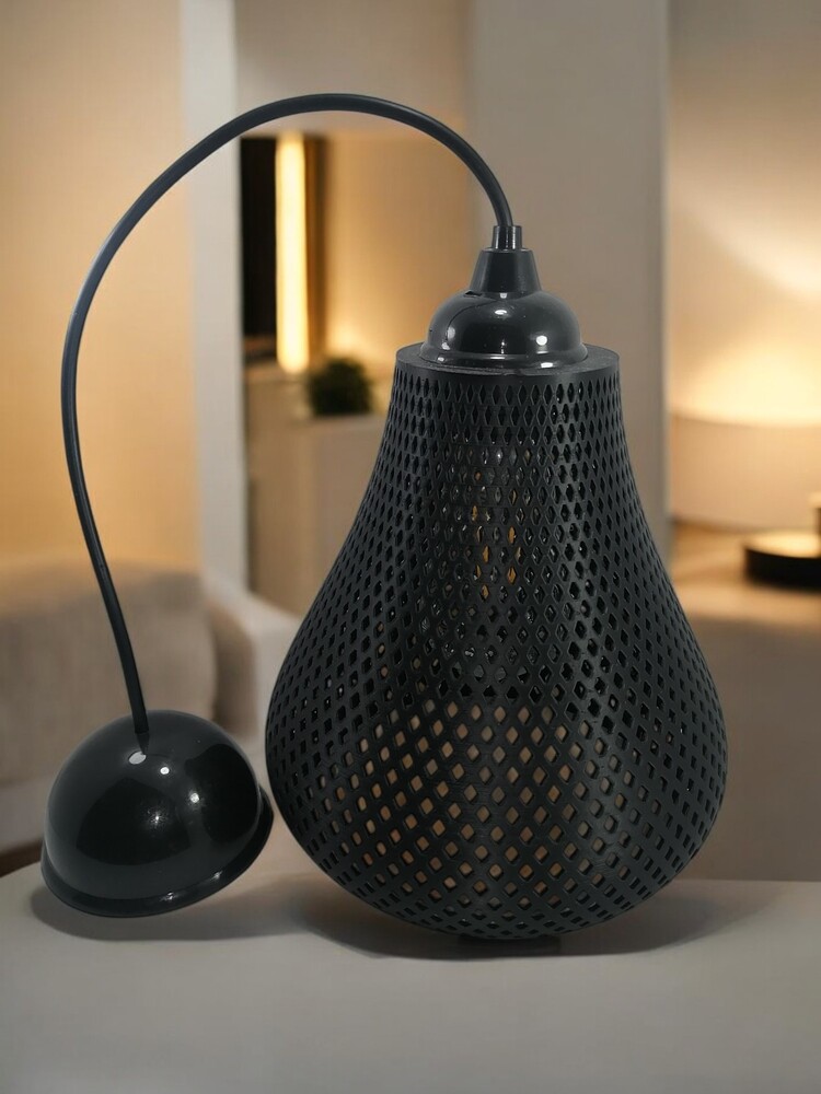 Küçük Karo Desenli 3D Avize