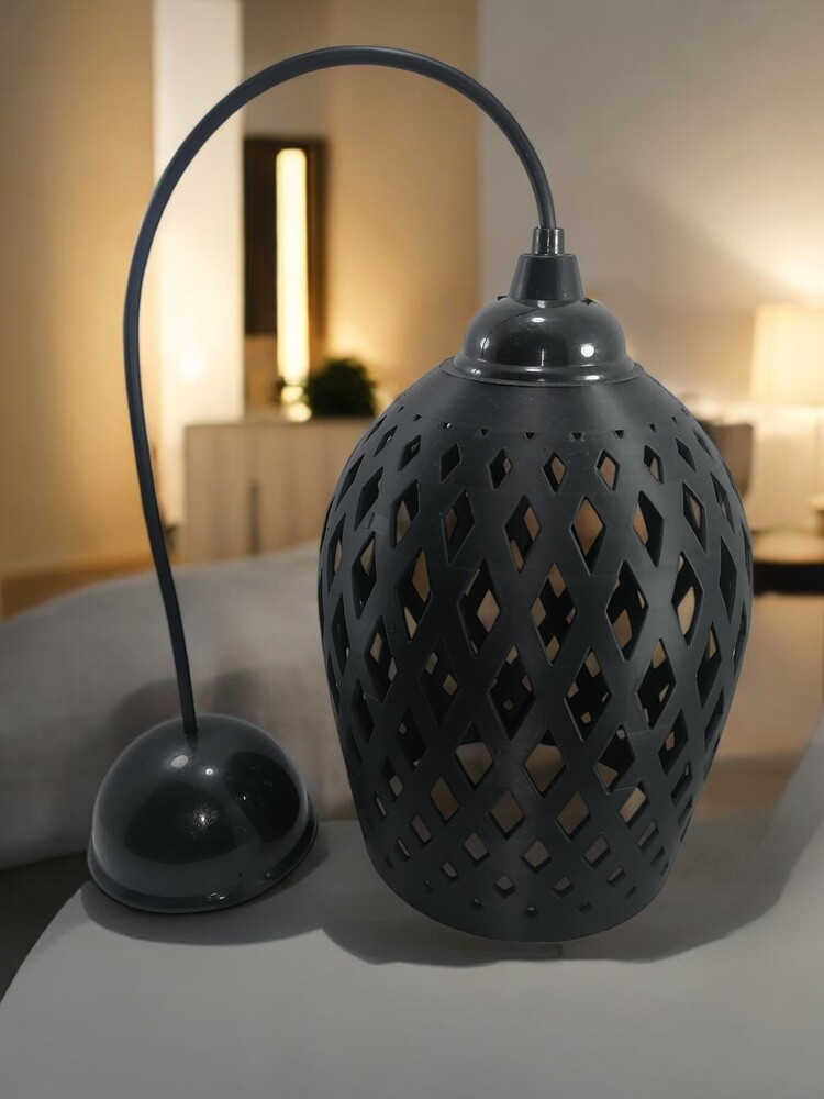 Karo Desenli 3D Avize