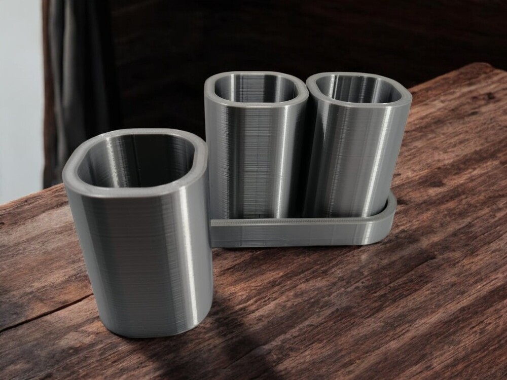 3D Tepsili 3lü kalemlik ve ya aksesuarlık