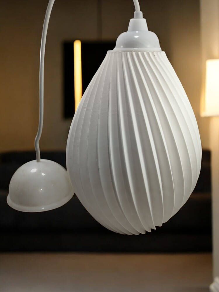 Spiral Desenli 3D Avize