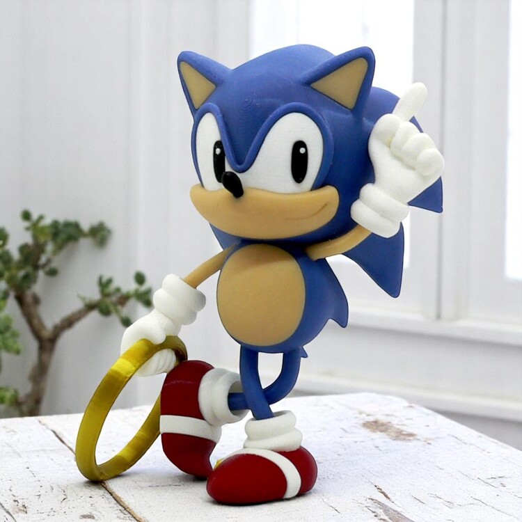 Sonic 3D Boyama Figürü