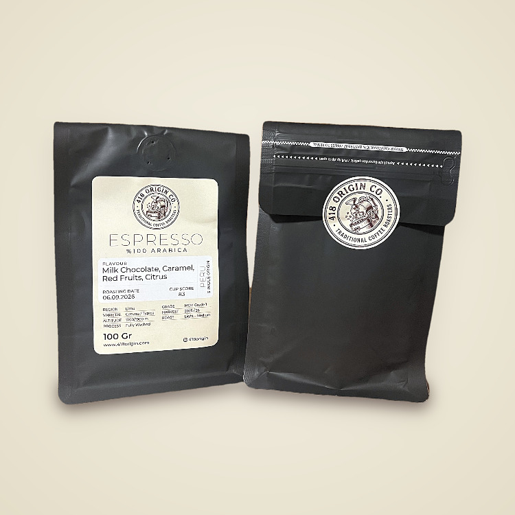 418 Origin Co. Peru  | %100 Arabica | Single Origin | Lima| 100 g 