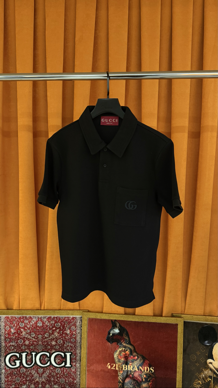 Gucci yeni sezon nakış cep logo ithal polo yaka 
