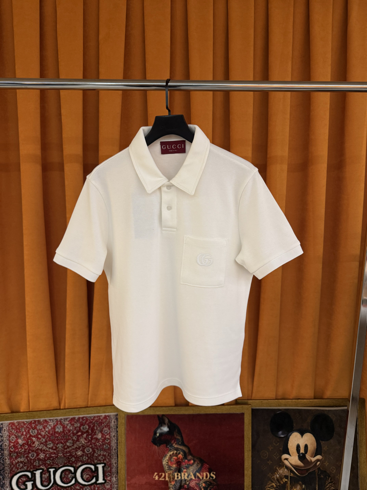Gucci yeni sezon nakış cep logo ithal polo yaka 