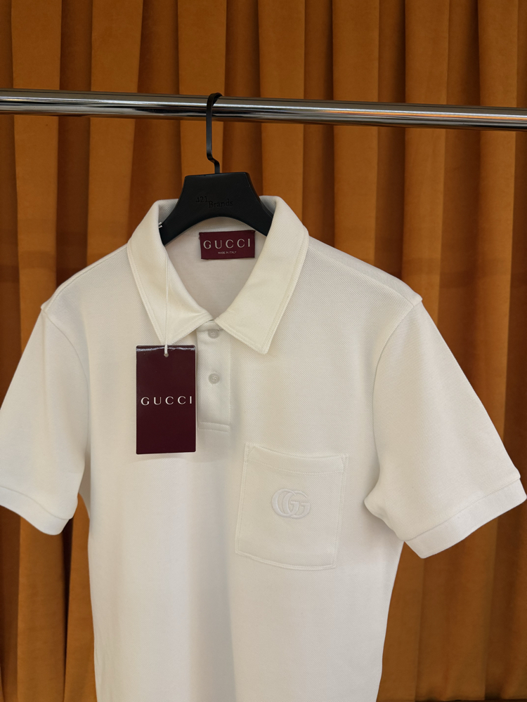 Gucci yeni sezon nakış cep logo ithal polo yaka 