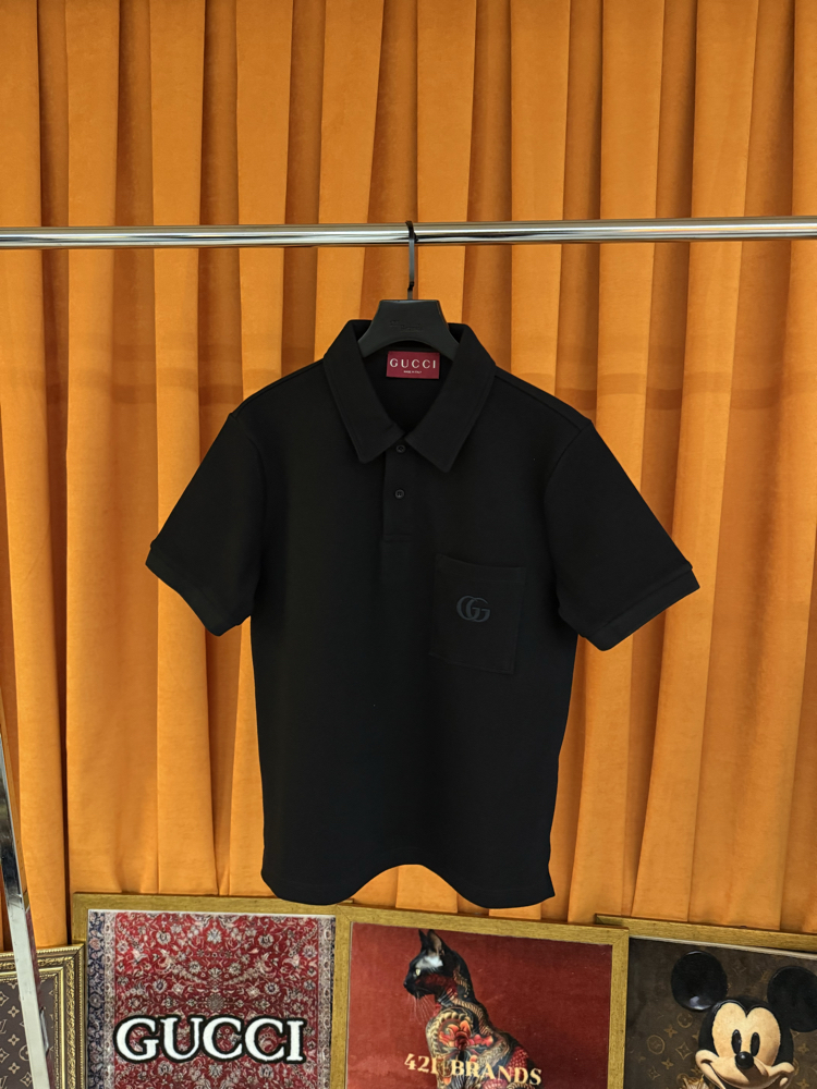 Gucci yeni sezon nakış cep logo ithal polo yaka 