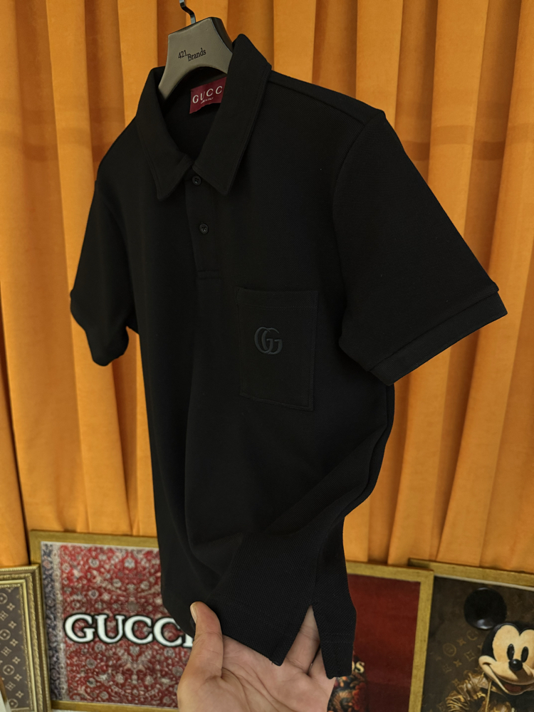 Gucci yeni sezon nakış cep logo ithal polo yaka 