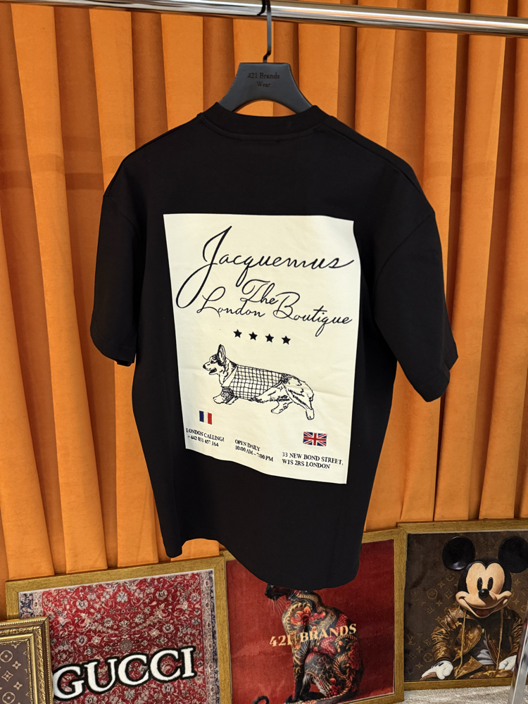 jacquemus sırt logo detaylı yeni sezon ithal tişört