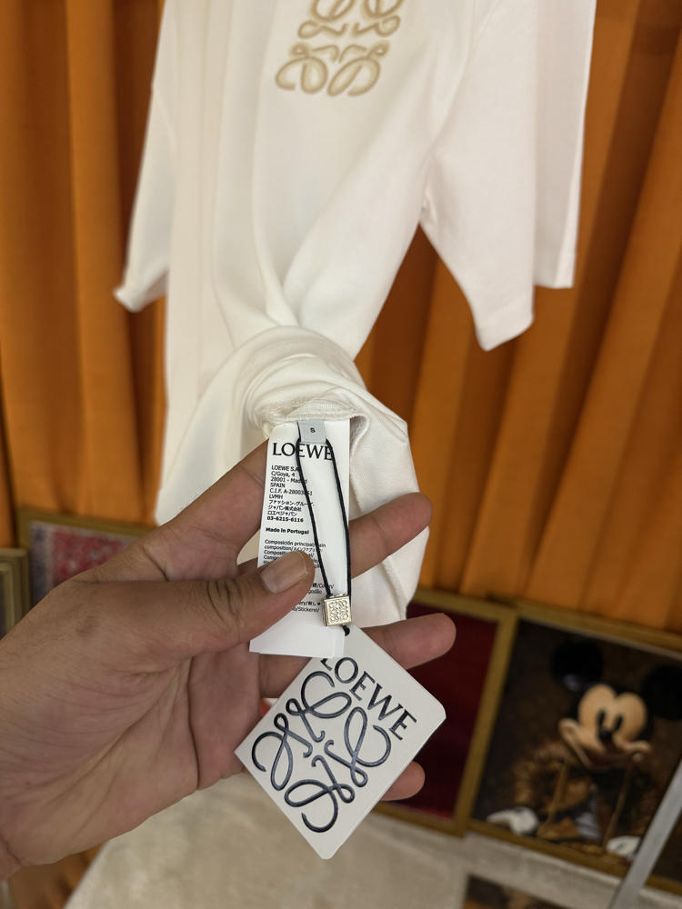 Loewe yeni sezon ithal nakış logo tişört