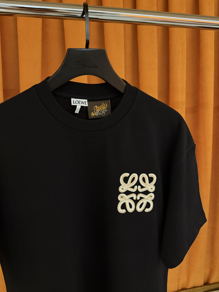 Loewe yeni sezon ithal nakış logo tişört