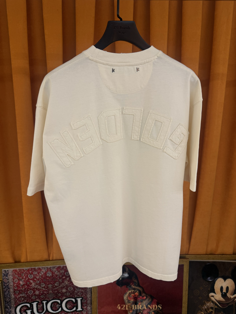 Golden goose  sırt logo detay yeni sezon ithal tişört 