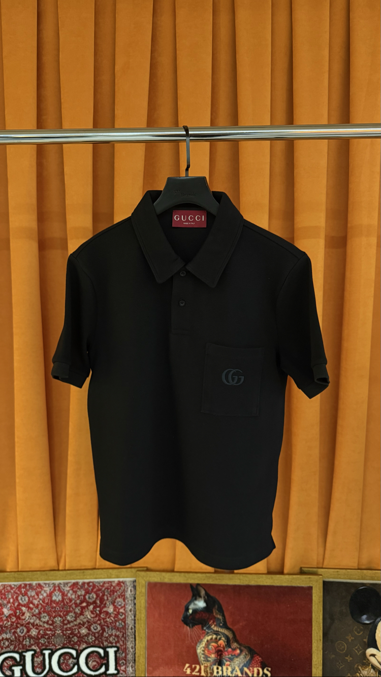 Gucci yeni sezon nakış cep logo ithal polo yaka 