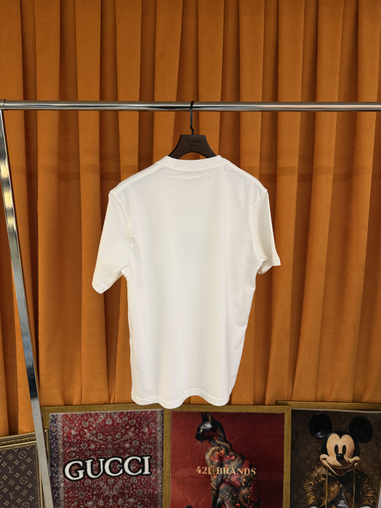 Christian dior nakış göğüs logo ithal tişört