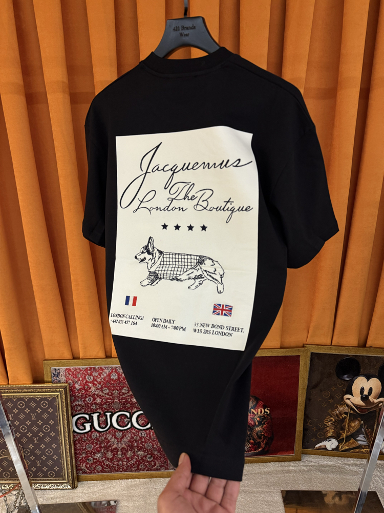 jacquemus sırt logo detaylı yeni sezon ithal tişört