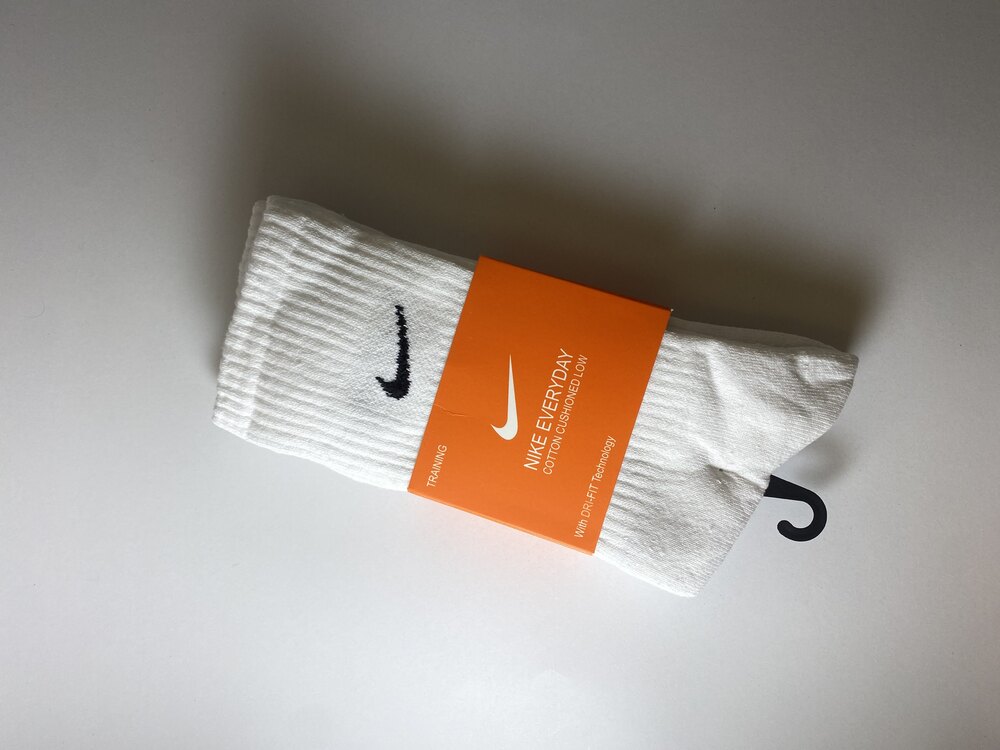 Nike Beyaz 2'li Kolej Çorap