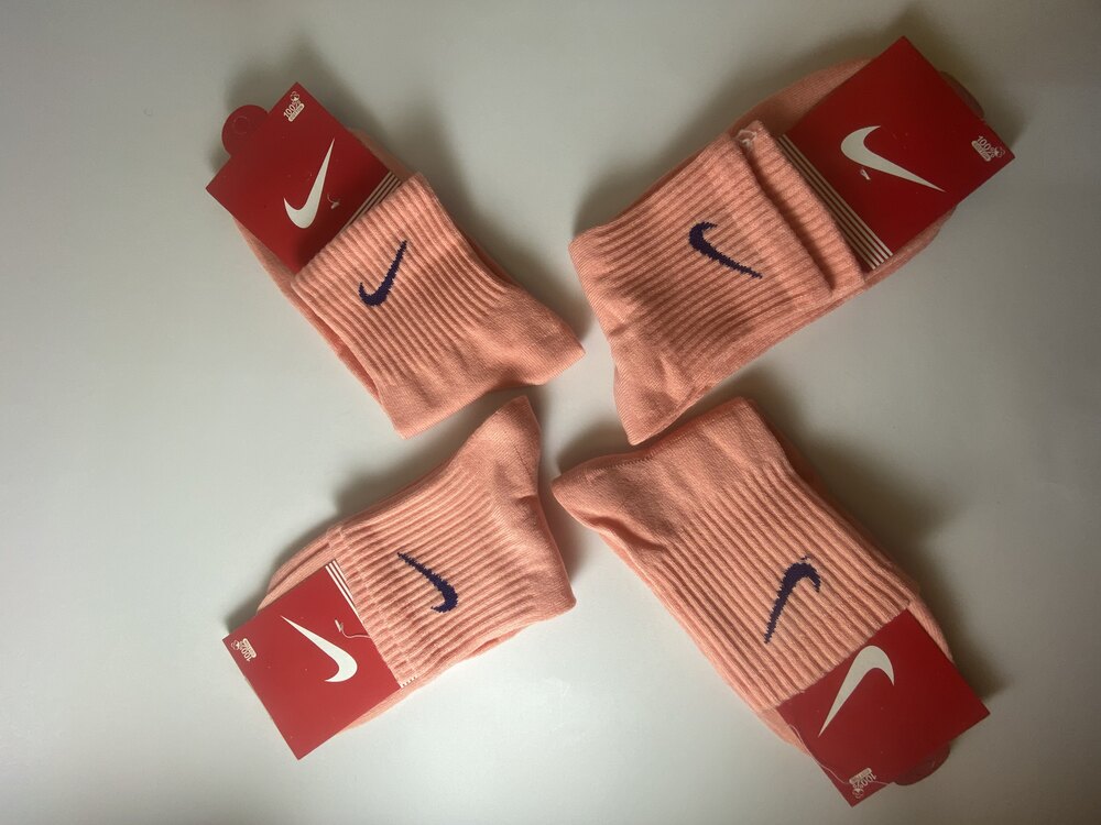 Nike Turuncu Renkli Kolej Çorap