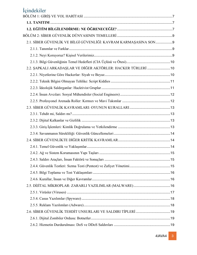 Siber Güvenliğe Giriş – Sıfırdan Başlayanlar İçin Temel Rehber (E-Kitap)