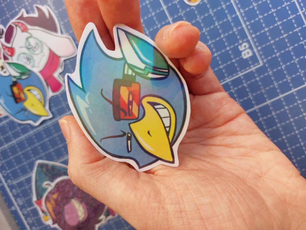 Hologramlı Berdly Sticker