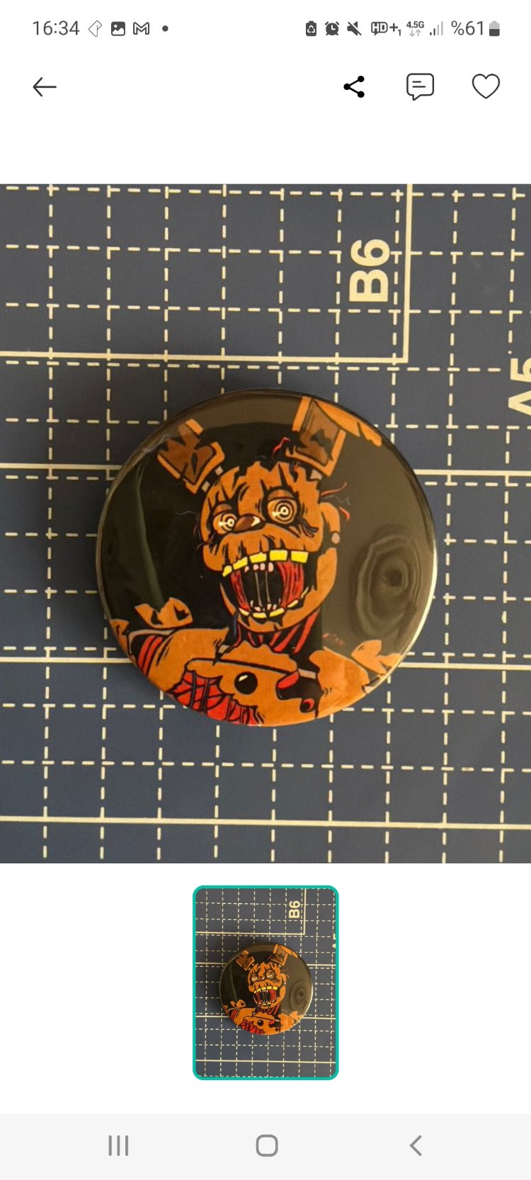 Springtrap Rozet