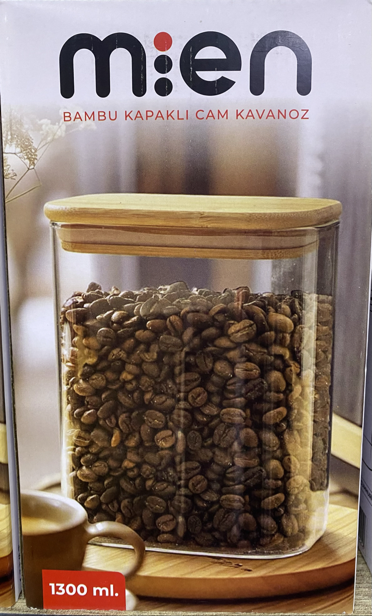 Mien Bambu Kapaklı Kavanoz 1300 ML