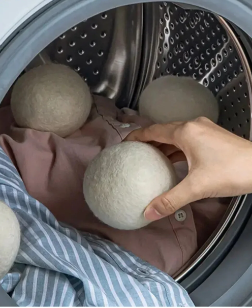 Yün Kurutma Topu Seti 3'lü Doğal Kurutucu Yumuşatıcı Top