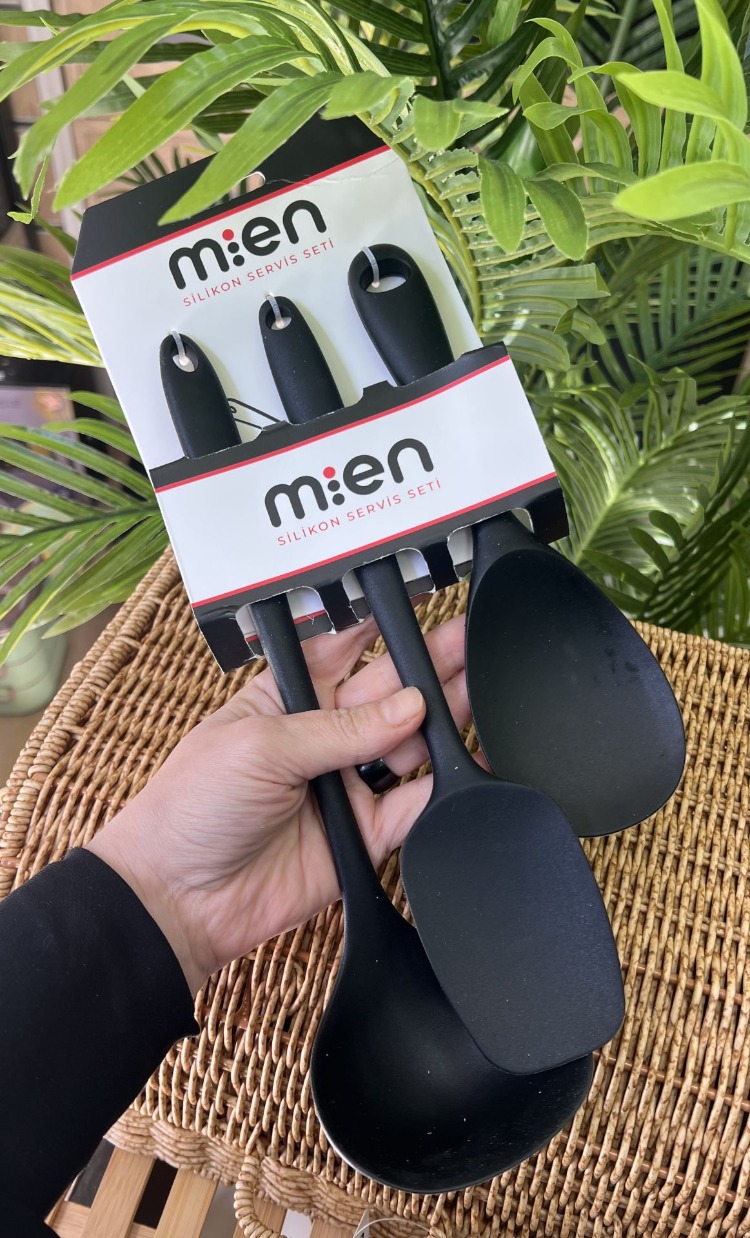 MİEN-1404 3LÜ KREM SİLİKON SET