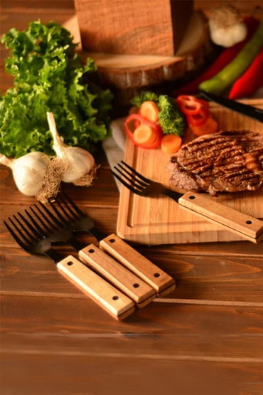 Bambum Pitera 8 Parça Steak Seti