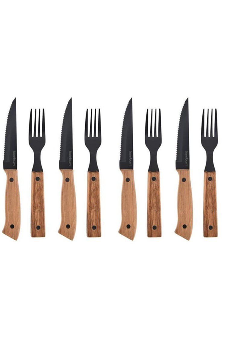 Bambum Pitera 8 Parça Steak Seti