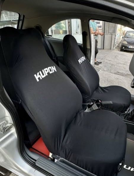 Kupon yazılı servis kılıfı beyaz