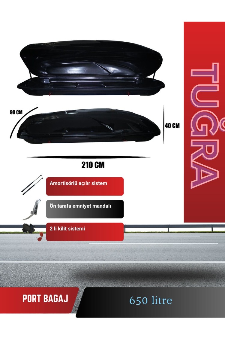 Port bagaj 650 litre