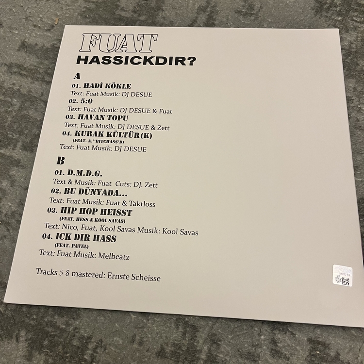 Fuat - Hassickdir LP - İmzalı