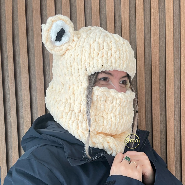 Bal Krem Gözlü Balaclava