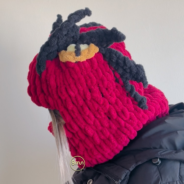Ejderha Desenli Balaclava