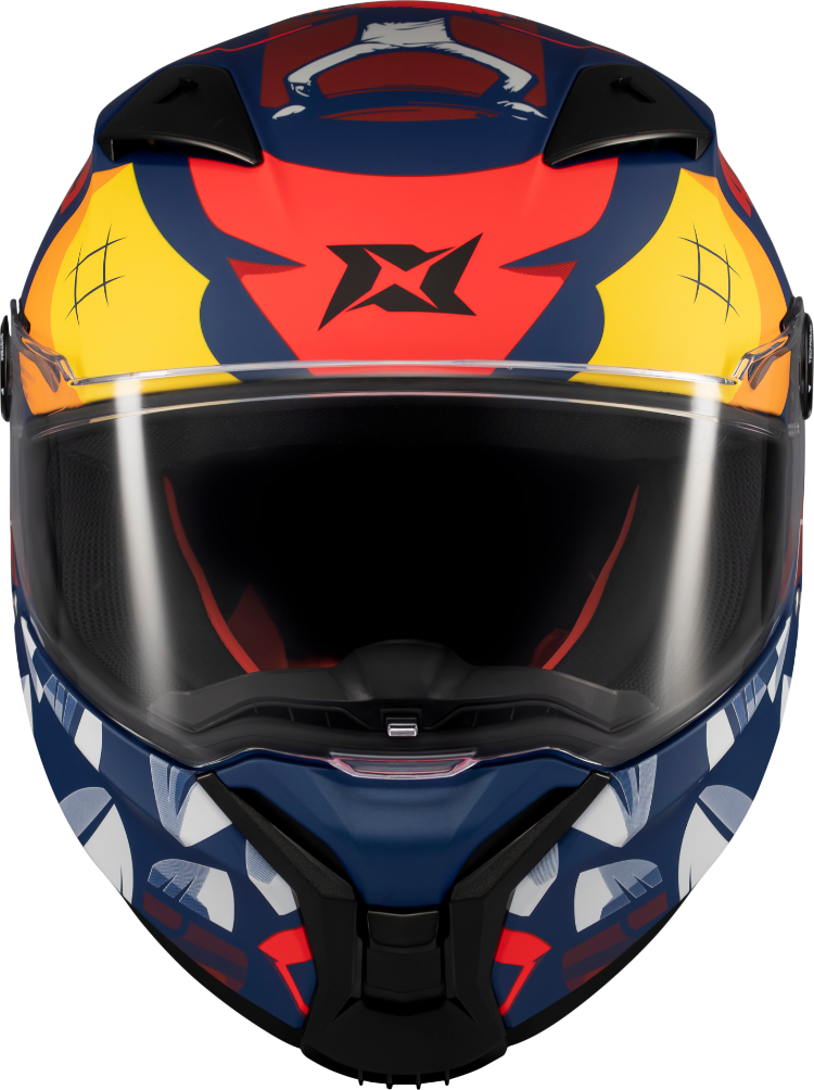 Axxis Fenix Angry Face Mat Kırmızı