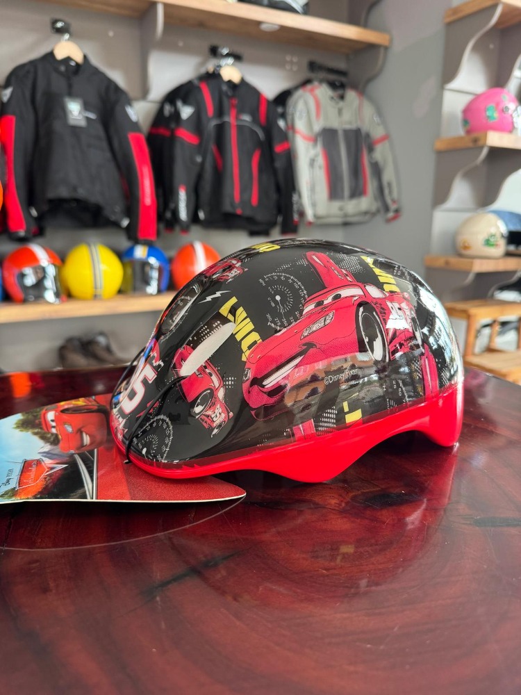 Şimşek McQueen (Disney Cars) Lisanslı Çocuk Koruyucu Kask