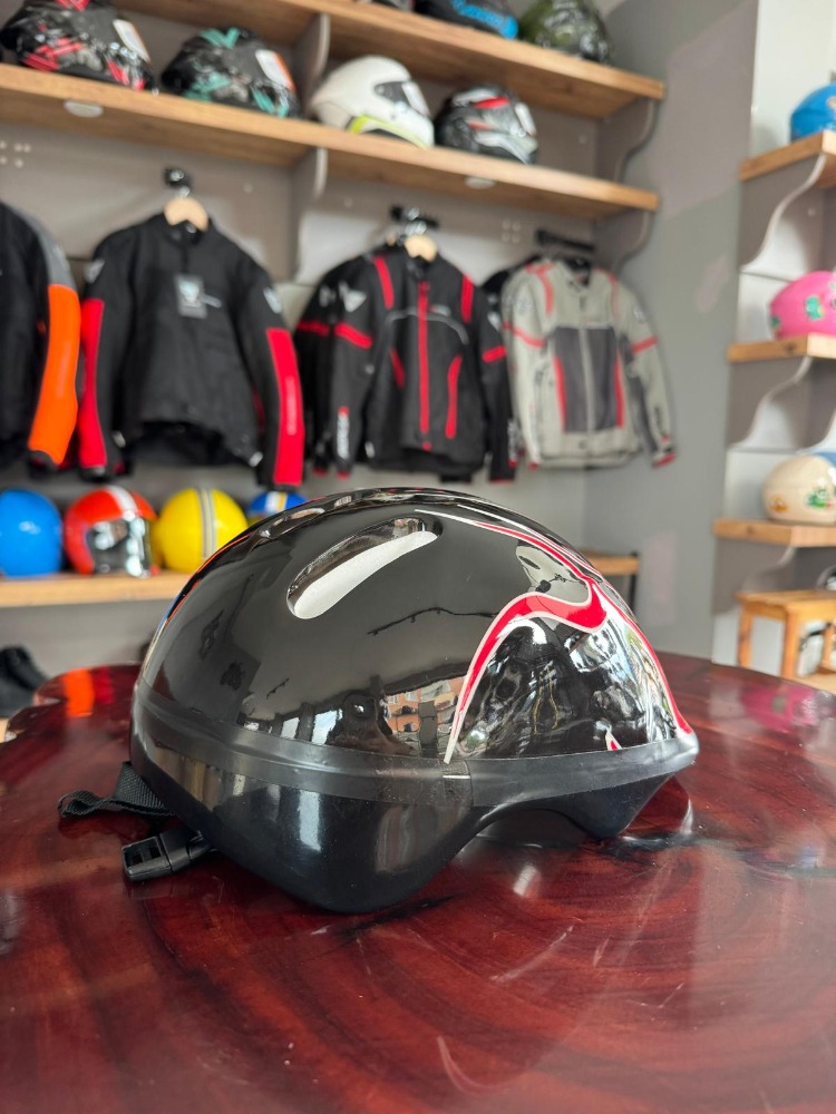 Alev Desenli Çocuk Koruyucu Kask