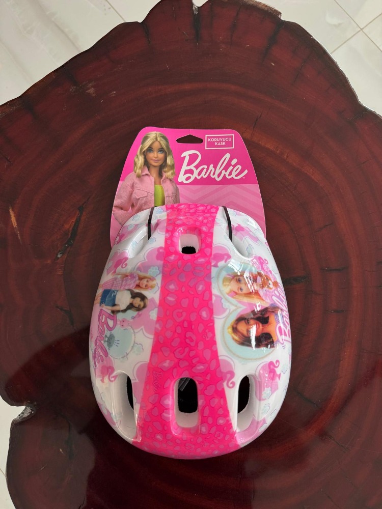 Lisanslı Barbie Temalı Çocuk Koruyucu Kaskı