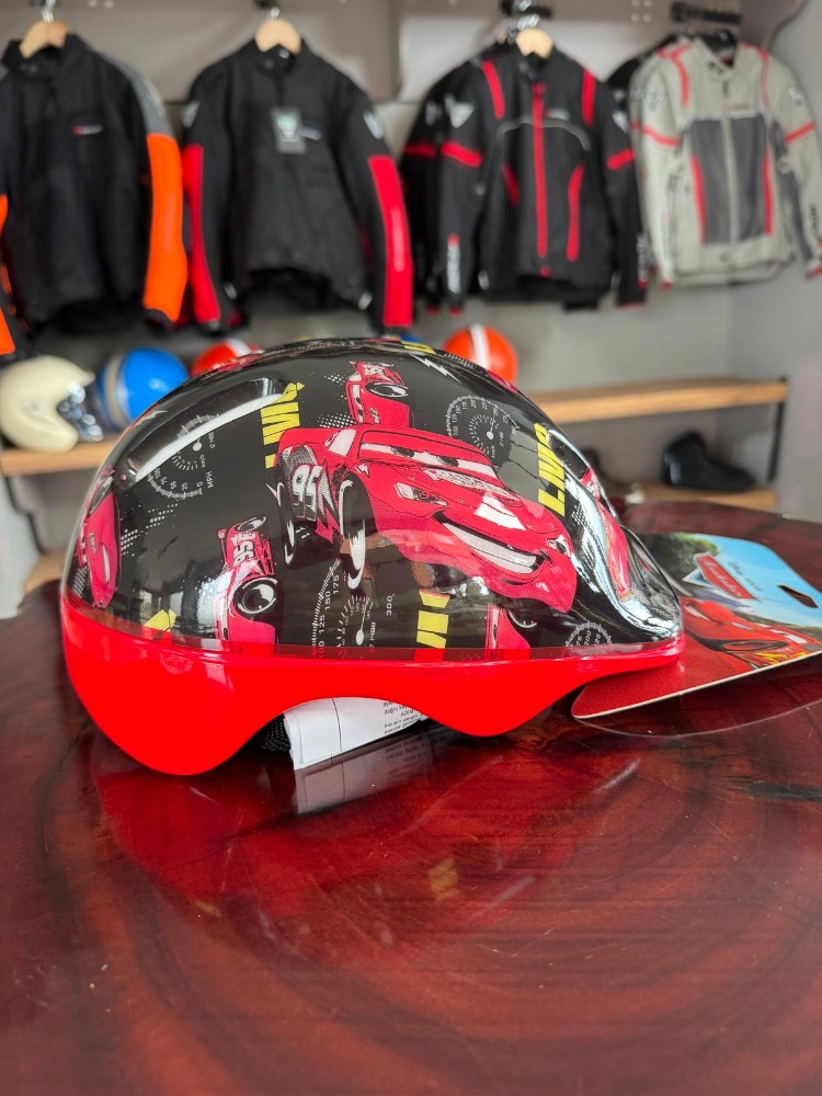 Şimşek McQueen (Disney Cars) Lisanslı Çocuk Koruyucu Kask