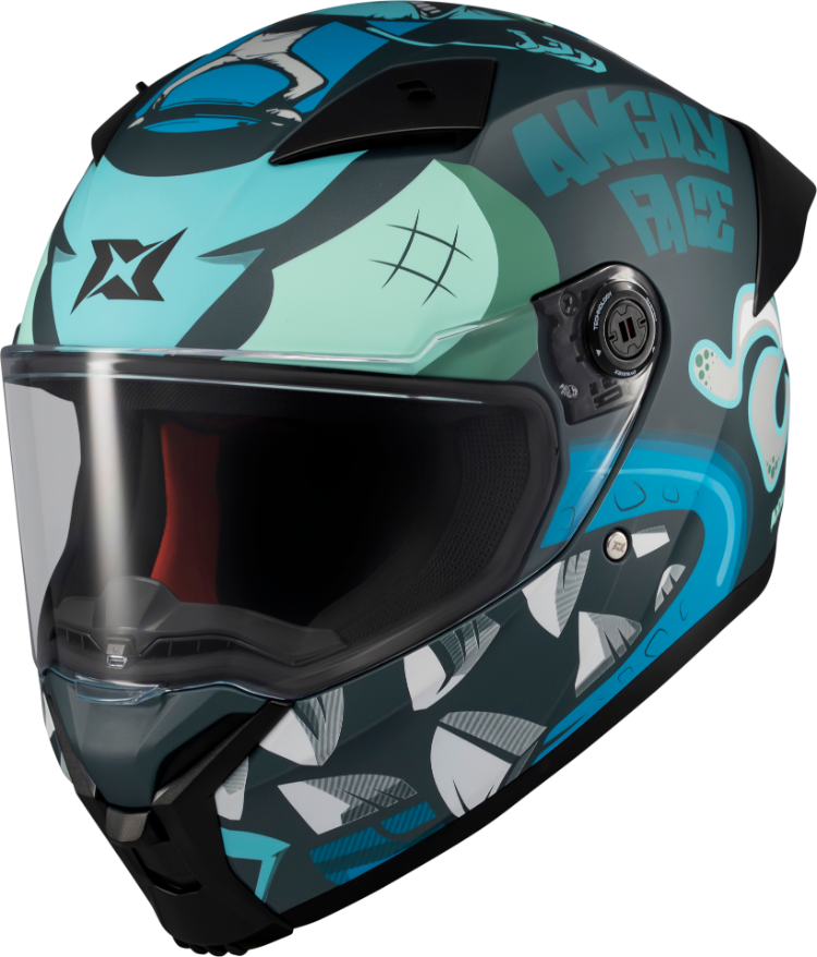 Axxis Fenix Angry Face Mat Mavi