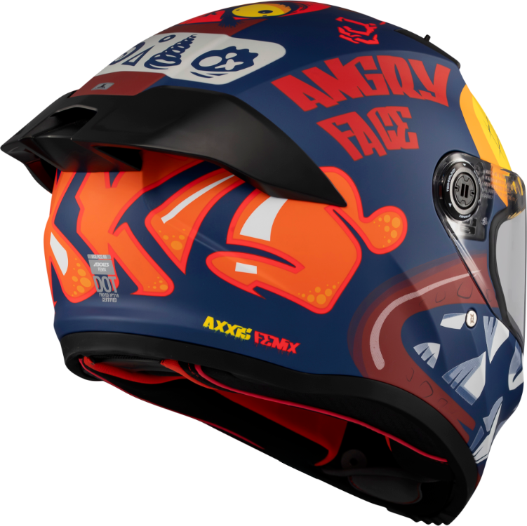 Axxis Fenix Angry Face Mat Kırmızı