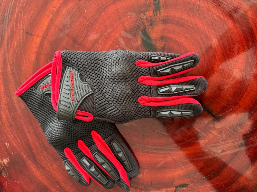  VENOM VN-920 KADIN MOTOSİKLET ELDİVENİ – KIRMIZI 