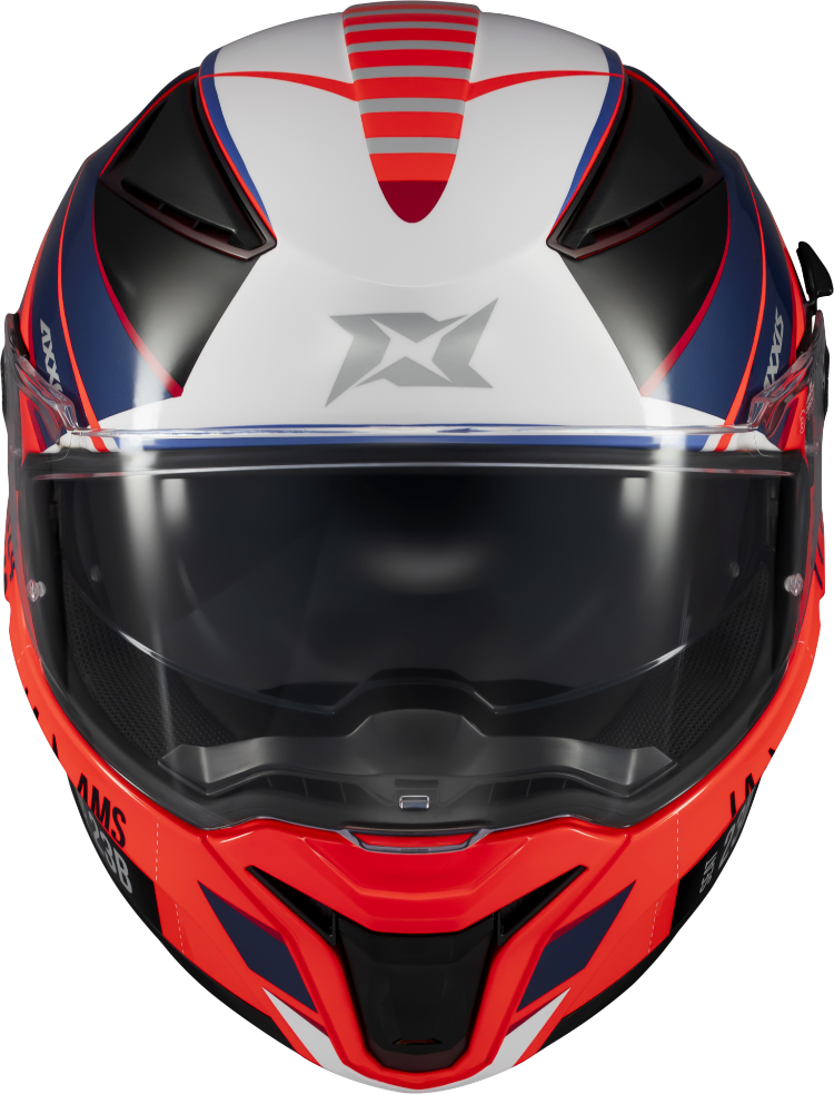 Axxis Panther Passenger Mat/Mavi/Kırmızı