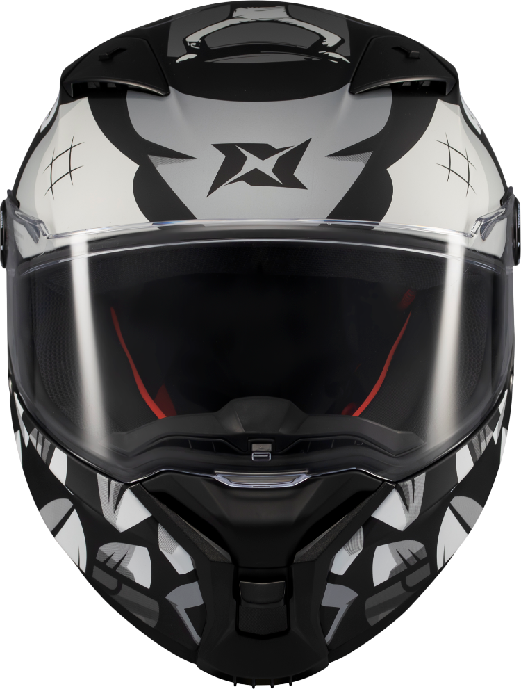 Axxis Fenix Angry Face Mat Siyah Gri
