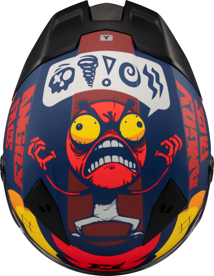 Axxis Fenix Angry Face Mat Kırmızı