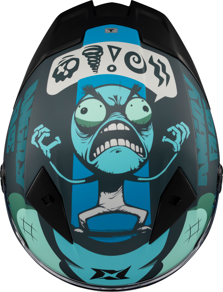 Axxis Fenix Angry Face Mat Mavi