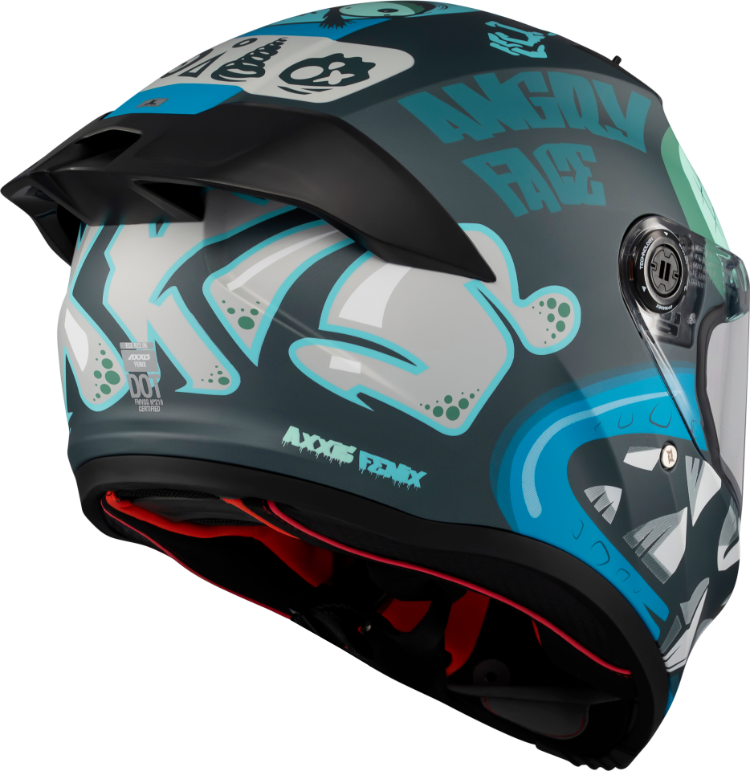 Axxis Fenix Angry Face Mat Mavi