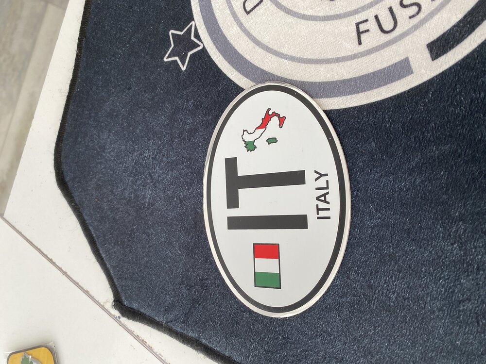 İTALİA ovel sticker