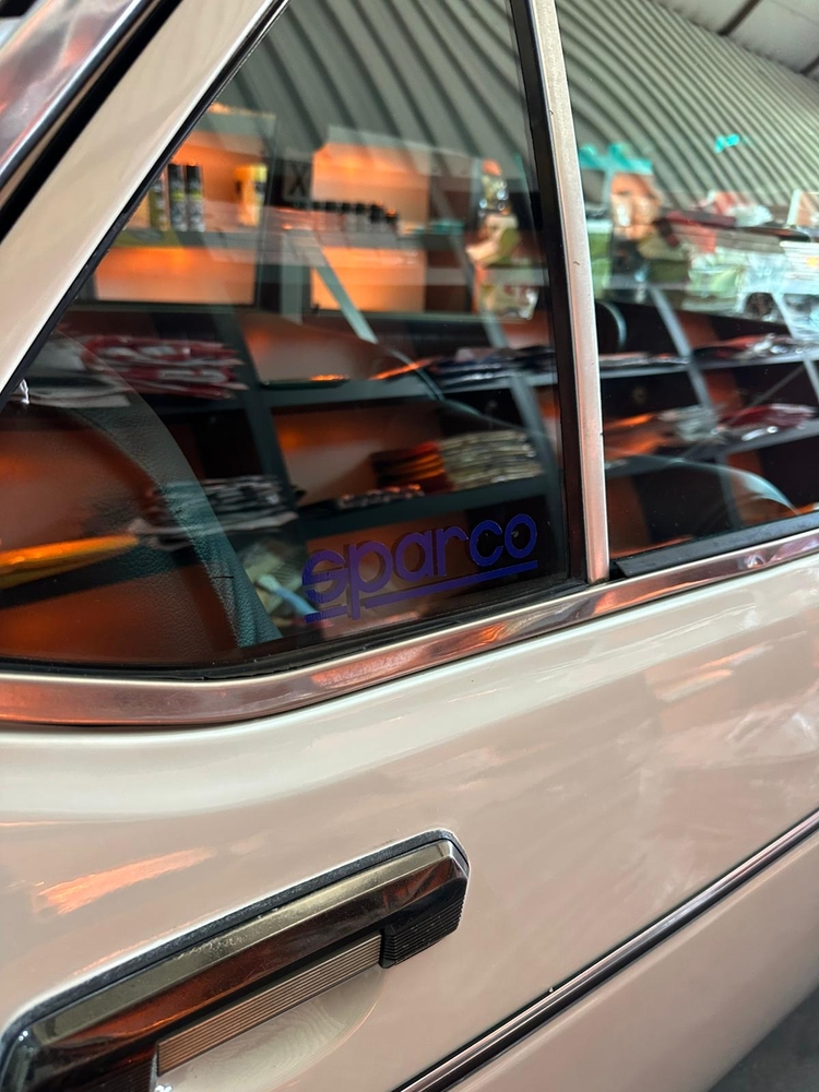 Sparco mavi sticker